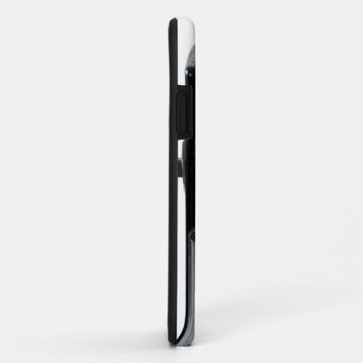 Retro schwarzer Münztelefonkasten Case-Mate iPhone Hülle (Hinten/Rechts)