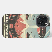 Retro-Sci-Fi-Abenteuer-iPhone-Hülle 🚀👽 iPhone Hülle (Rückseite (Horizontal))