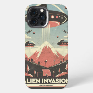 Retro-Sci-Fi-Abenteuer-iPhone-Hülle 🚀👽 iPhone 13 Pro Max Hülle
