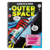Retro Sci-Fi Adventure Outer Space Comics Cover Notizblock (Vorderseite)