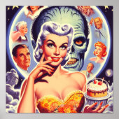 Retro-Sci-Fi-Button Poster (Vorne)