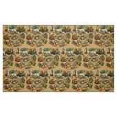 Retro-Sci-Fi-Comic-Book-Art-Vignetten-Muster Stoff (Fat Quarter (45,7 x 55,9 cm))