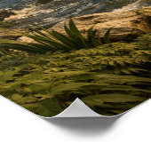 Retro Sci-Fi Fantasy Space Monster Art Poster (Ecke)