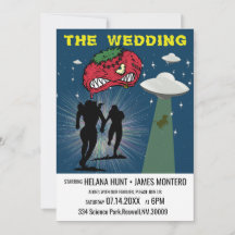 Retro Sci Fi Poster Wedding