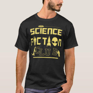 Retro Science Fiction Club Monsters Scifi Nerd T-Shirt