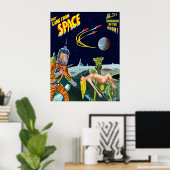 Retro-Science Fiction Poster (Heimbüro)