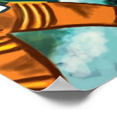 Retro-Science Fiction Poster (Ecke)