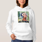 Retro Science Fiction Womens Hoodie (Vorderseite)