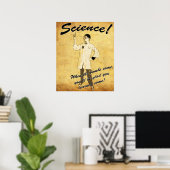 Retro Science Poster der 40er Jahre (Heimbüro)