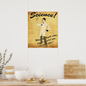 Retro Science Poster der 40er Jahre (Küche)