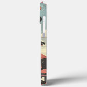 Retro SciFi Adventure iPhone Case 🚀 👽 (Rückseite / Links)