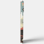 Retro SciFi Adventure iPhone Case 🚀 👽 (Rückseite / Rechts)