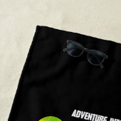 Retro SciFi Adventure Outer Space Comic Cover Strandtuch (Beispiel)