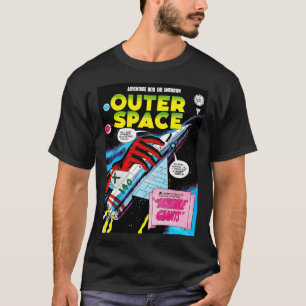 Retro SciFi Adventure Outer Space Comic Cover T-Shirt