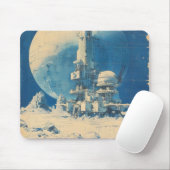Retro-SciFi-Basis Mousepad (Mit Mouse)