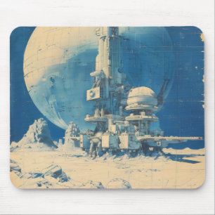 Retro-SciFi-Basis Mousepad