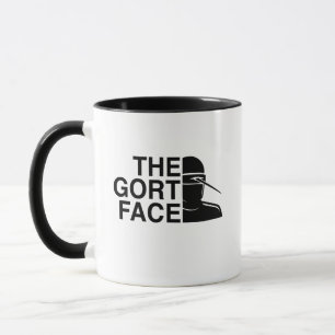 Retro SciFi Gort Robot Logo Parody Tasse