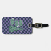 Retro Scooby "OMG" Gepäckanhänger (Vorderseite horizontal)