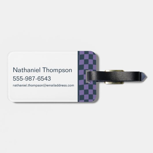 Retro Scooby "OMG" Gepäckanhänger (Rückseite horizontal)