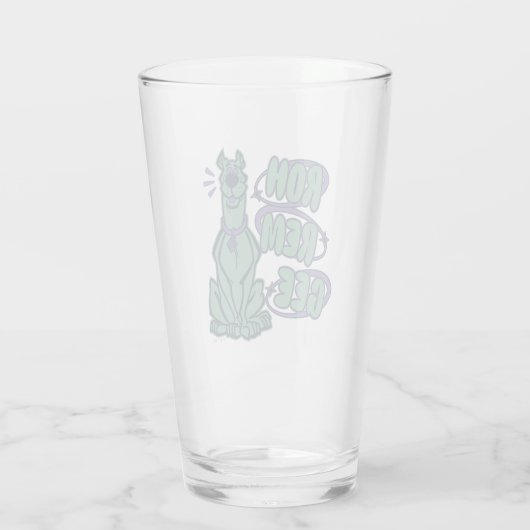 Retro Scooby "OMG" Glas (Rückseite)