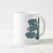 Retro Scooby "OMG" Jumbo-Tasse (Vorderseite Rechts)