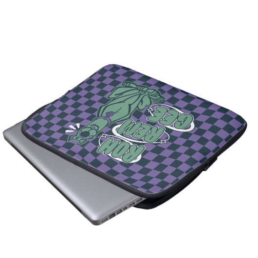 Retro Scooby "OMG" Laptopschutzhülle (Vorne Knopf)