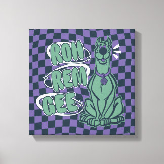 Retro Scooby "OMG" Leinwanddruck