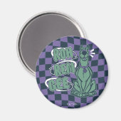 Retro Scooby "OMG" Magnet (Vorderseite/Rückseite)