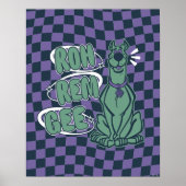 Retro Scooby "OMG" Poster (Vorne)