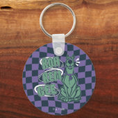 Retro Scooby "OMG" Schlüsselanhänger (Vorderseite)