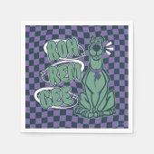 Retro Scooby "OMG" Serviette (Vorderseite)