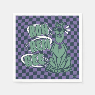 Retro Scooby "OMG" Serviette