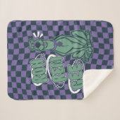 Retro Scooby "OMG" Sherpadecke (Vorderseite (Horizontal))