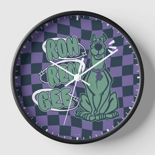 Retro Scooby "OMG" Uhr (Vorderseite)