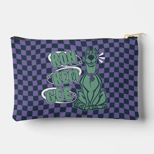 Retro Scooby "OMG" Zubehörtasche (Rückseite)