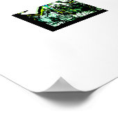 Retro Scooter - Stuntscooter - Kick Stunt Scooter Poster (Ecke)