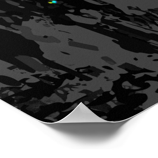 Retro Scooter - Stuntscooter - Kick Stunt Scooter Poster (Ecke)