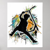 Retro Scooter - Stuntscooter - Kick Stunt Scooter Poster (Vorne)