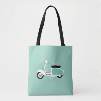 Retro Scooter Tote Bag Tasche