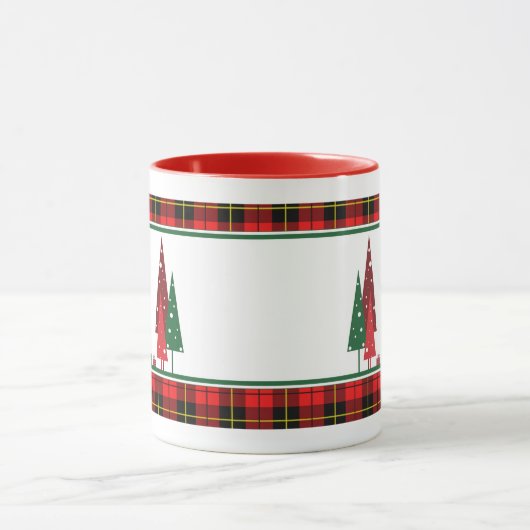 Retro Scottie Christmas Tasse (Zentrum)