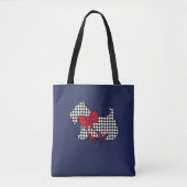 Retro Scottish Terrier Bag Tasche (Vorderseite)