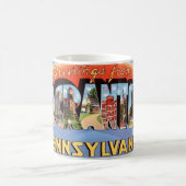 Retro Scranton PA Grußveranstaltung Tasse (Mittel)