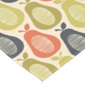 Retro Scribble Birnen Muster Tischdecke (Schrägansicht)