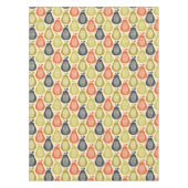 Retro Scribble Birnen Muster Tischdecke (Vorderseite)