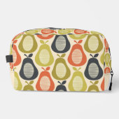 Retro Scribble Birnen Muster Waschbeutel (Vorderseite)