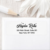 Retro Script Typografie Schwarz/Weiß (Insitu)