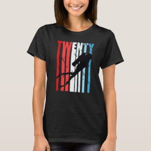 Retro Scuba Diving 20. Geburtstag Deep Sea Diver W T-Shirt