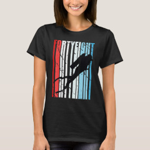 Retro Scuba Diving 48. Geburtstag Deep Sea Diver W T-Shirt