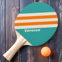 Retro Sea Breeze Vibe Streifen mit Name