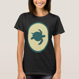 Retro Sea Turtle Vintage Wildtiere T-Shirt